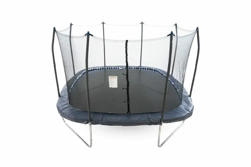13 Square Trampoline With Lighted Spring Pad -
