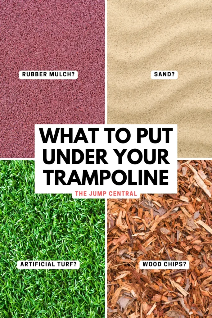 what to put under trampoline1 -